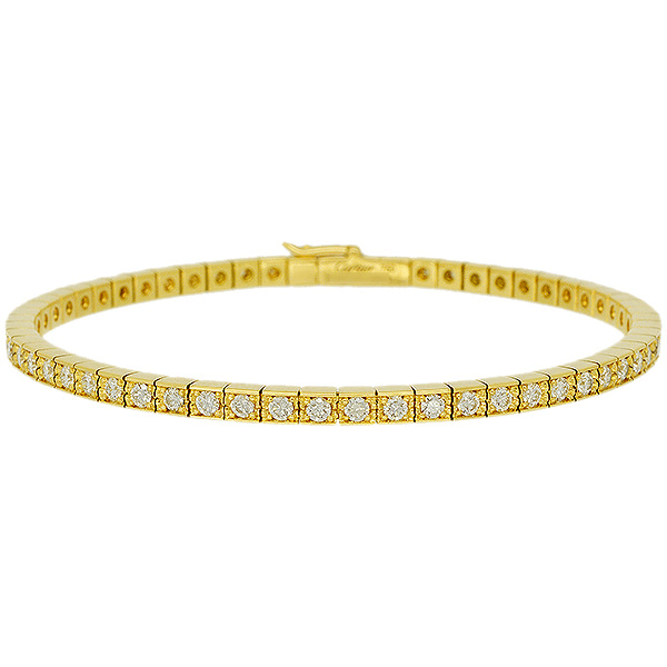 カルティエ ラニエール フルダイヤ ブレス K18YG