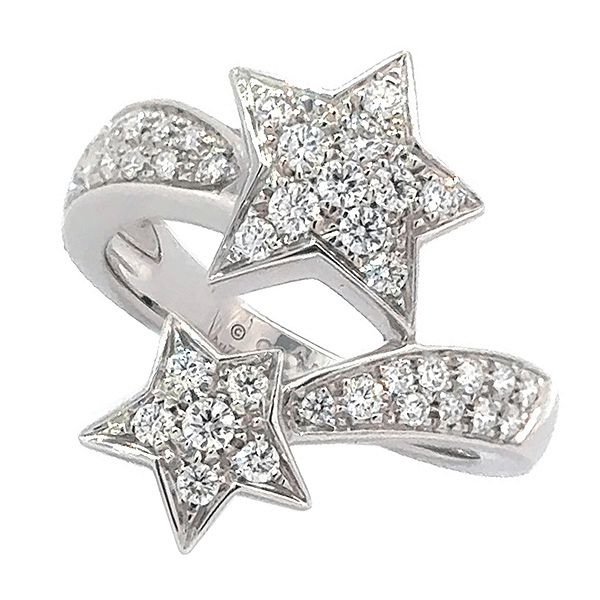 シャネル コメット ダイヤ リング K18WG