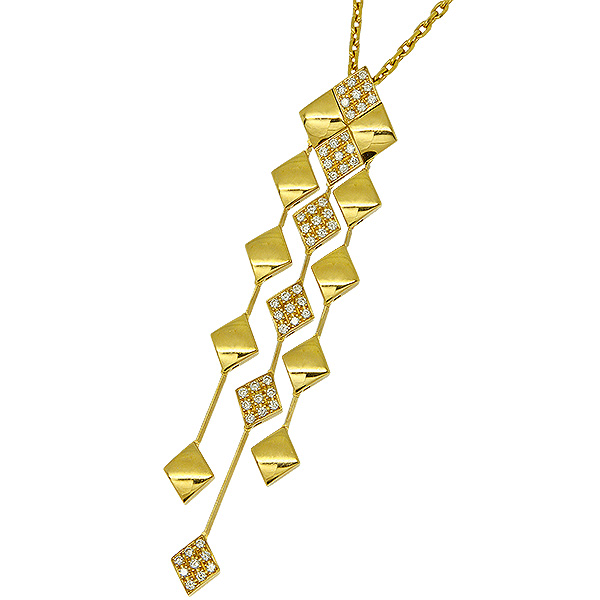 シャネル マトラッセ ネックレス K18YG