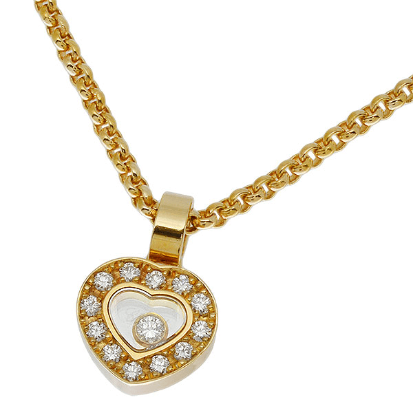 ショパール ハッピーダイヤ ネックレス K18YG