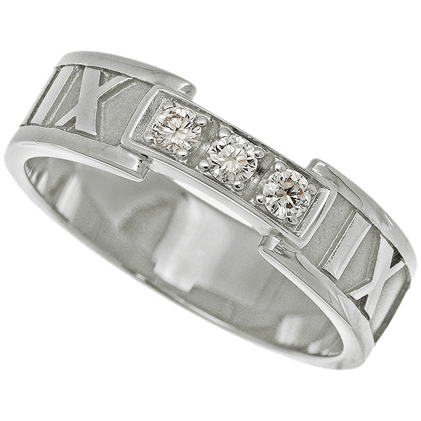 ティファニー アトラス ダイヤ リング K18WG