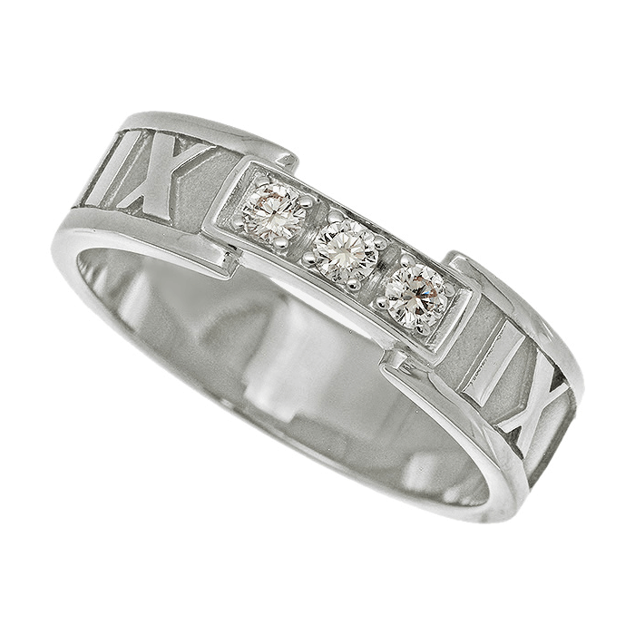 ティファニー アトラス ダイヤ リング K18WG